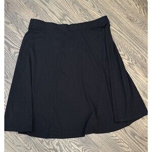 Torrid MIDI Skirt Women's 3 3X Black Stretchy Soft A-line Skirt